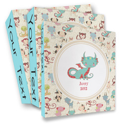 Chinese Zodiac 3 Ring Binder - Full Wrap (Personalized)