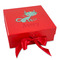 Chinese Zodiac Gift Boxes with Magnetic Lid - Red - Front