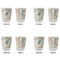 Chinese Zodiac Glass Shot Glass - Standard - Set of 4 - APPROVAL