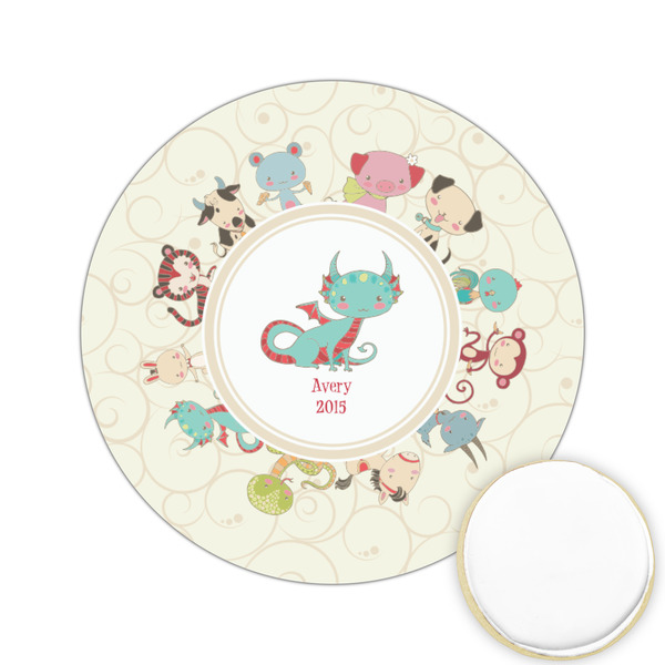 Custom Chinese Zodiac Printed Cookie Topper - 2.15" (Personalized)