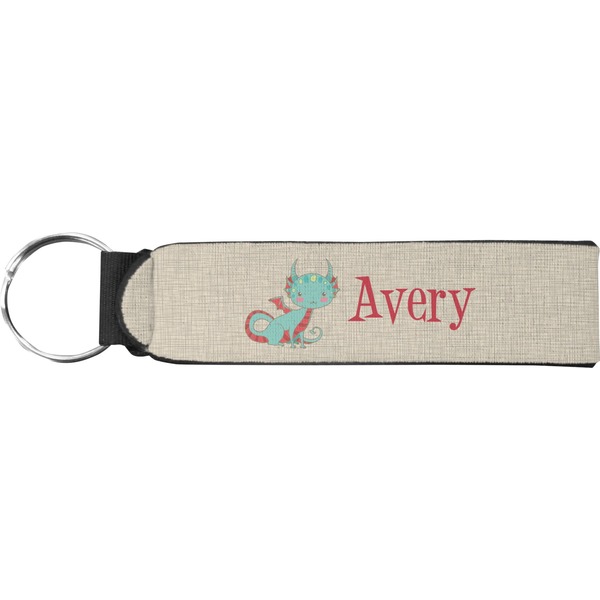 Custom Chinese Zodiac Neoprene Keychain Fob (Personalized)