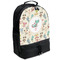 Chinese Zodiac Large Backpack - Black - Angled View