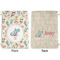 Chinese Zodiac Large Laundry Bag - Front & Back View