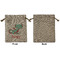 Chinese Zodiac Medium Burlap Gift Bag - Front Approval