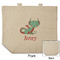 Chinese Zodiac Reusable Cotton Grocery Bag - Front & Back View