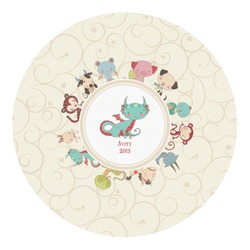 Chinese Zodiac Round Decal - Small (Personalized)