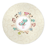 Chinese Zodiac 5' Round Indoor Area Rug (Personalized)