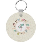 Chinese Zodiac Round Plastic Keychain (Personalized)