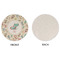 Chinese Zodiac Round Linen Placemats - APPROVAL (single sided)