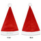 Chinese Zodiac Santa Hats - Front and Back (Single Print) APPROVAL