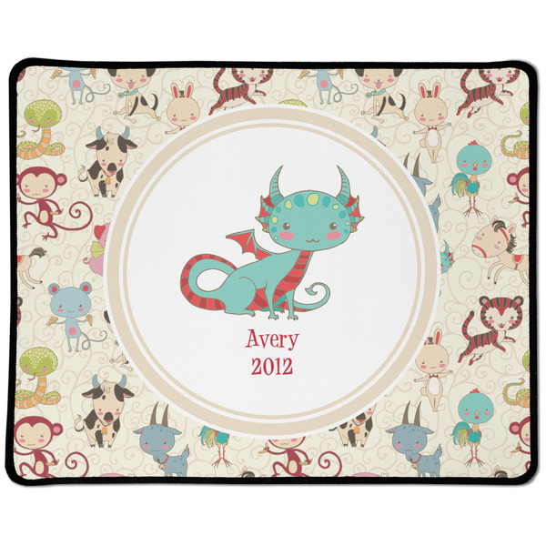 Custom Chinese Zodiac Large Gaming Mouse Pad - 12.5" x 10" (Personalized)