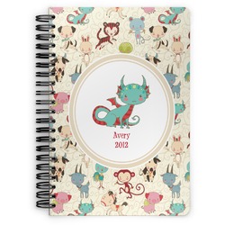 Chinese Zodiac Spiral Notebook - 7x10 w/ Name or Text
