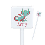 Chinese Zodiac Square Plastic Stir Sticks (Personalized)