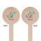 Chinese Zodiac Wooden 7.5" Stir Stick - Round - Double Sided - Front & Back