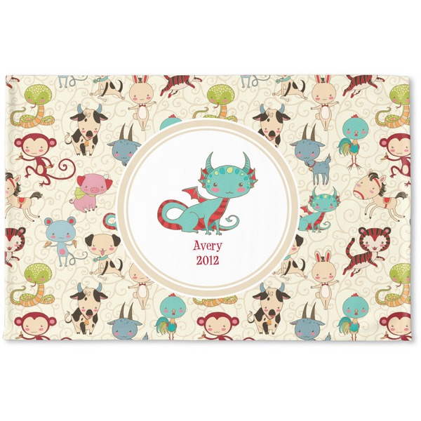 Custom Chinese Zodiac Woven Mat (Personalized)