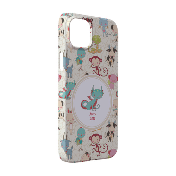 Custom Chinese Zodiac iPhone Case - Plastic - iPhone 14 (Personalized)