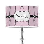 Eiffel Tower 12" Drum Lamp Shade - Poly-film (Personalized)