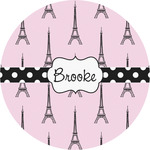 Eiffel Tower Multipurpose Round Labels - 2" (Personalized)