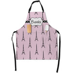 Eiffel Tower Apron With Pockets w/ Name or Text