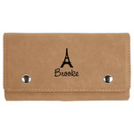 Eiffel Tower Cards & Dice Set - Light Brown (Personalized)