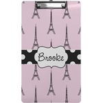 Eiffel Tower Clipboard (Legal Size) (Personalized)