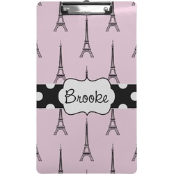 Eiffel Tower Clipboard (Legal Size) (Personalized)