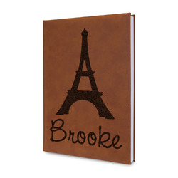 Eiffel Tower Leatherette Journal - Double Sided (Personalized)
