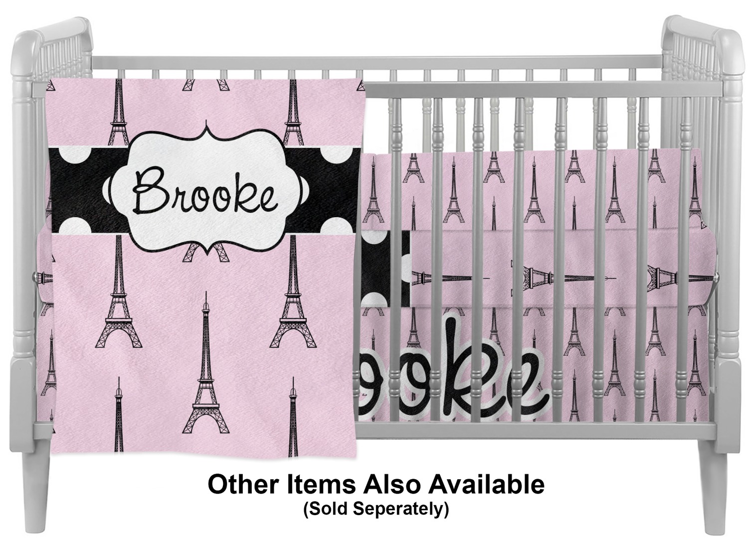 eiffel tower baby bedding