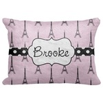 Eiffel Tower Decorative Baby Pillowcase - 16"x12" (Personalized)