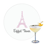 Eiffel Tower Printed Drink Topper - 3.25" (Personalized)