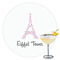 Eiffel Tower Drink Topper - XLarge - Single with Drink