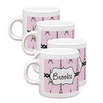 Eiffel Tower Single Shot Espresso Cups - Set of 4 (Personalized)