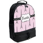 Eiffel Tower Backpacks - Black (Personalized)