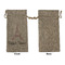 Eiffel Tower Large Burlap Gift Bags - Front Approval