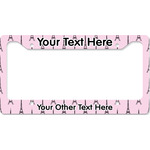 Eiffel Tower License Plate Frame - Style B (Personalized)