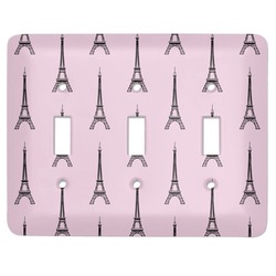 Eiffel Tower Light Switch Cover (3 Toggle Plate)