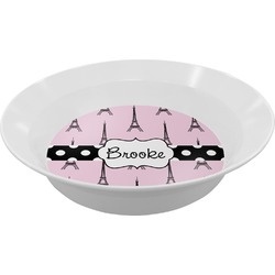 Eiffel Tower Melamine Bowl - 12 oz (Personalized)