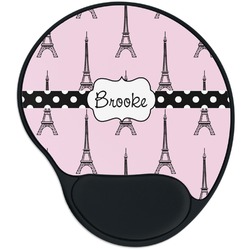 Eiffel Tower Mouse Pad with Wrist Support