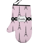 Eiffel Tower Left Oven Mitt (Personalized)