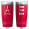Eiffel Tower Red Polar Camel Tumbler - 20oz - Double Sided - Approval