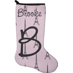 Eiffel Tower Holiday Stocking - Neoprene (Personalized)