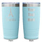 Eiffel Tower Teal Polar Camel Tumbler - 20oz -Double Sided - Approval