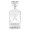 Eiffel Tower Whiskey Decanter - 26oz Square - FRONT