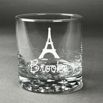 Eiffel Tower Whiskey Glass (Single) (Personalized)