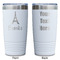 Eiffel Tower White Polar Camel Tumbler - 20oz - Double Sided - Approval