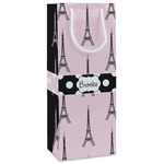 Eiffel Tower Wine Gift Bags - Matte (Personalized)