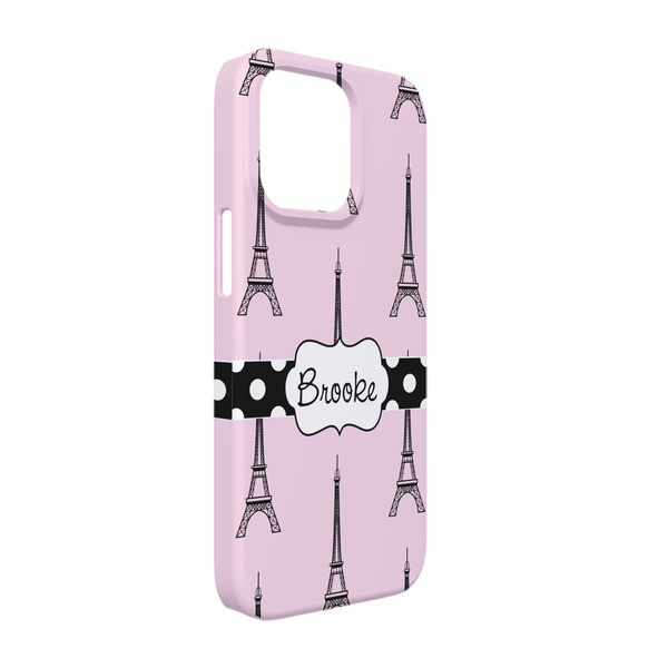 Custom Eiffel Tower iPhone Case - Plastic - iPhone 13 (Personalized)