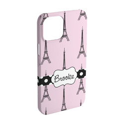 Eiffel Tower iPhone Case - Plastic - iPhone 15 Pro (Personalized)