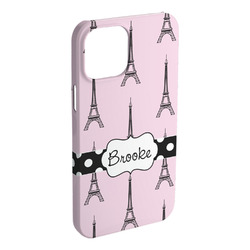 Eiffel Tower iPhone Case - Plastic - iPhone 15 Pro Max (Personalized)