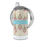 Kissing Birds 12 oz Stainless Steel Sippy Cups - FULL (back angle)